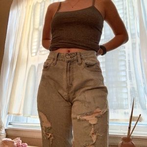 Target Wild Fable Ripped Mom Jeans